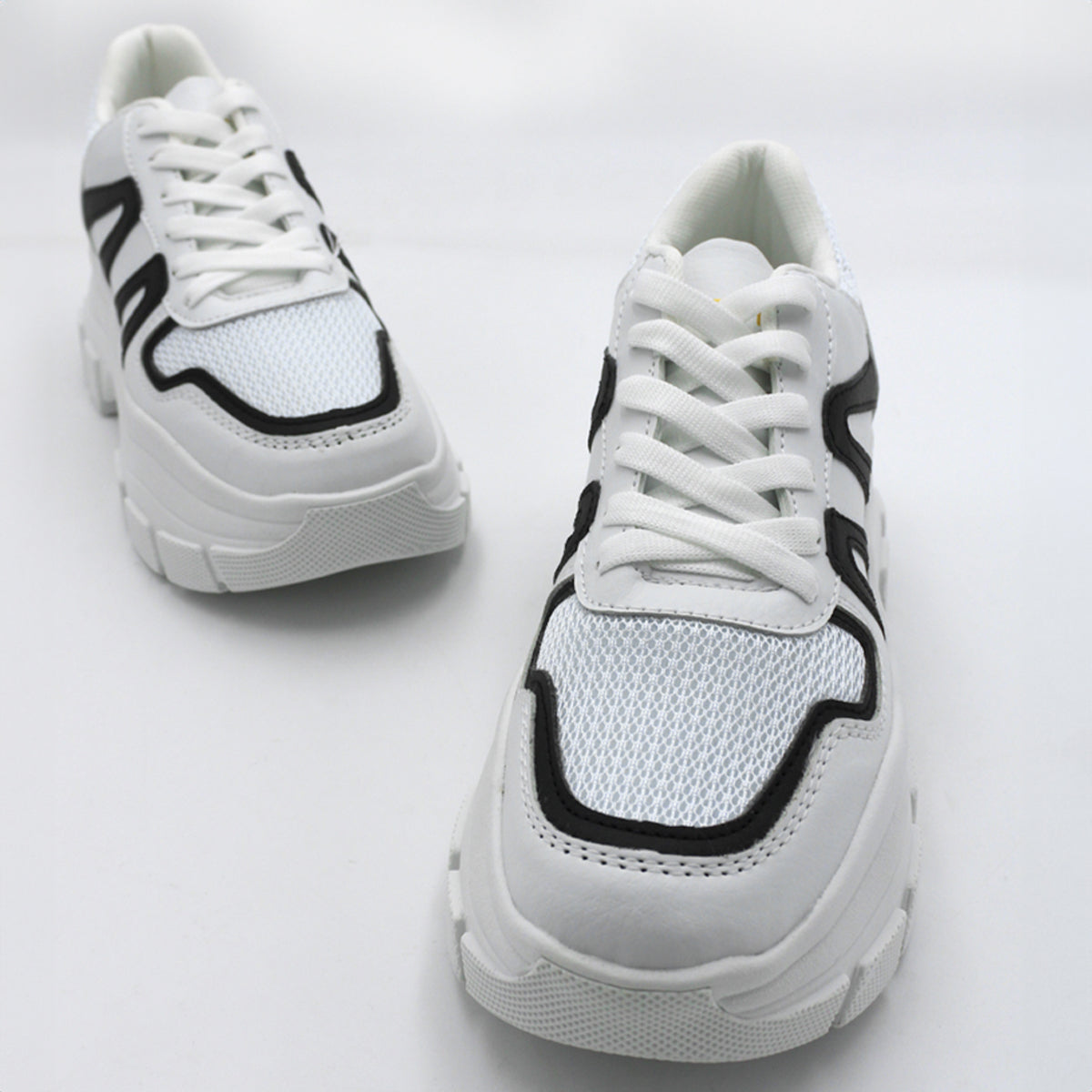 Foto 5 pulgar | Tenis Tipo Deportivo Exterior Piel Vegana Color Blanco Para Mujer De Rbcollection