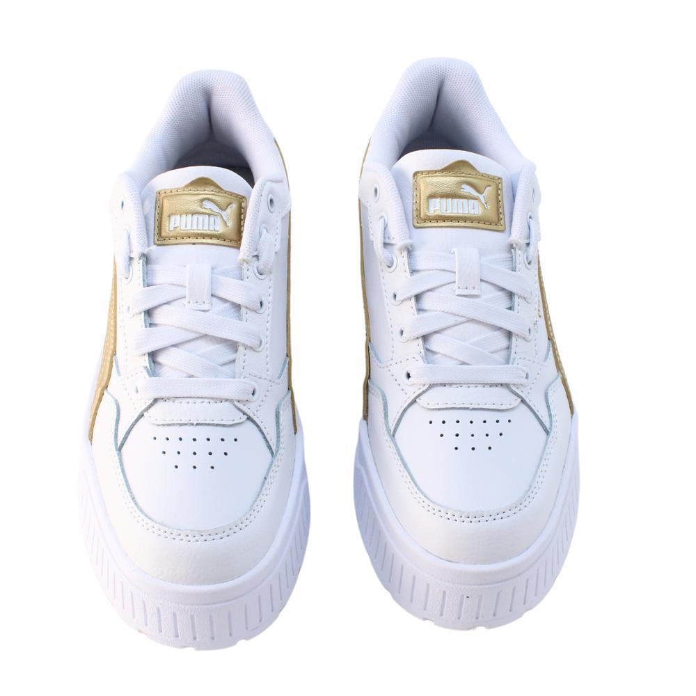 Foto 3 pulgar | Tenis Puma Karmen Idol Metallic Mujer Moda Casual Blanco