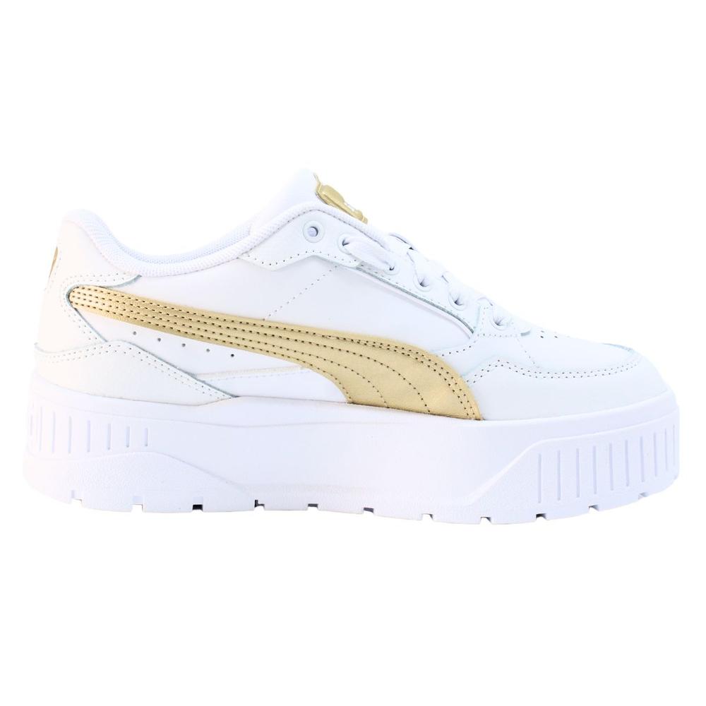 Foto 4 pulgar | Tenis Puma Karmen Idol Metallic Mujer Moda Casual Blanco
