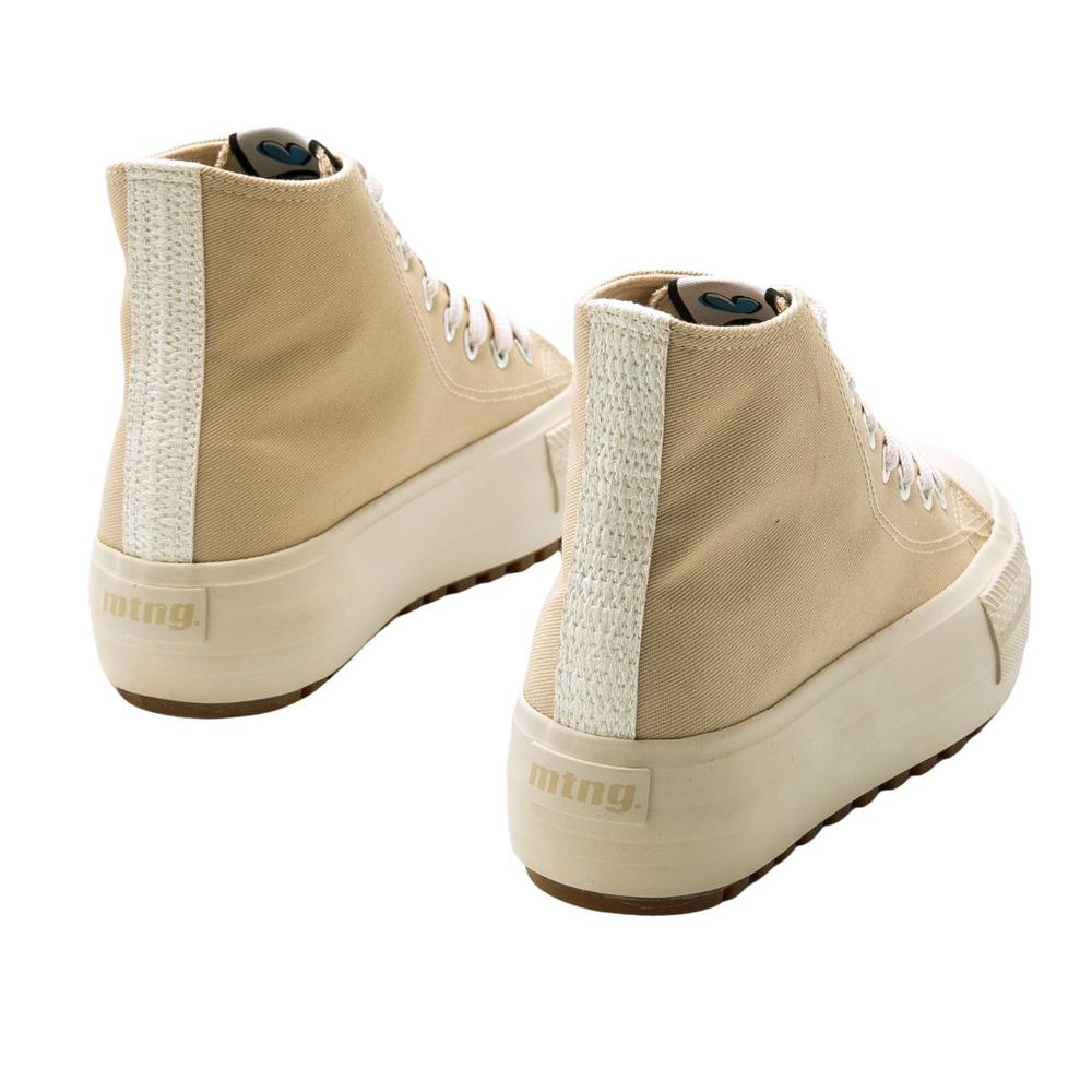 Foto 4 pulgar | Tenis Mustang Bigger T Arena Mujer Casual Beige