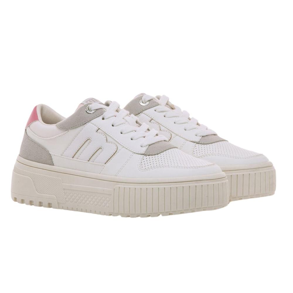 Foto 3 pulgar | Tenis Mustang Tower Blanco Mujer Casual Blanco