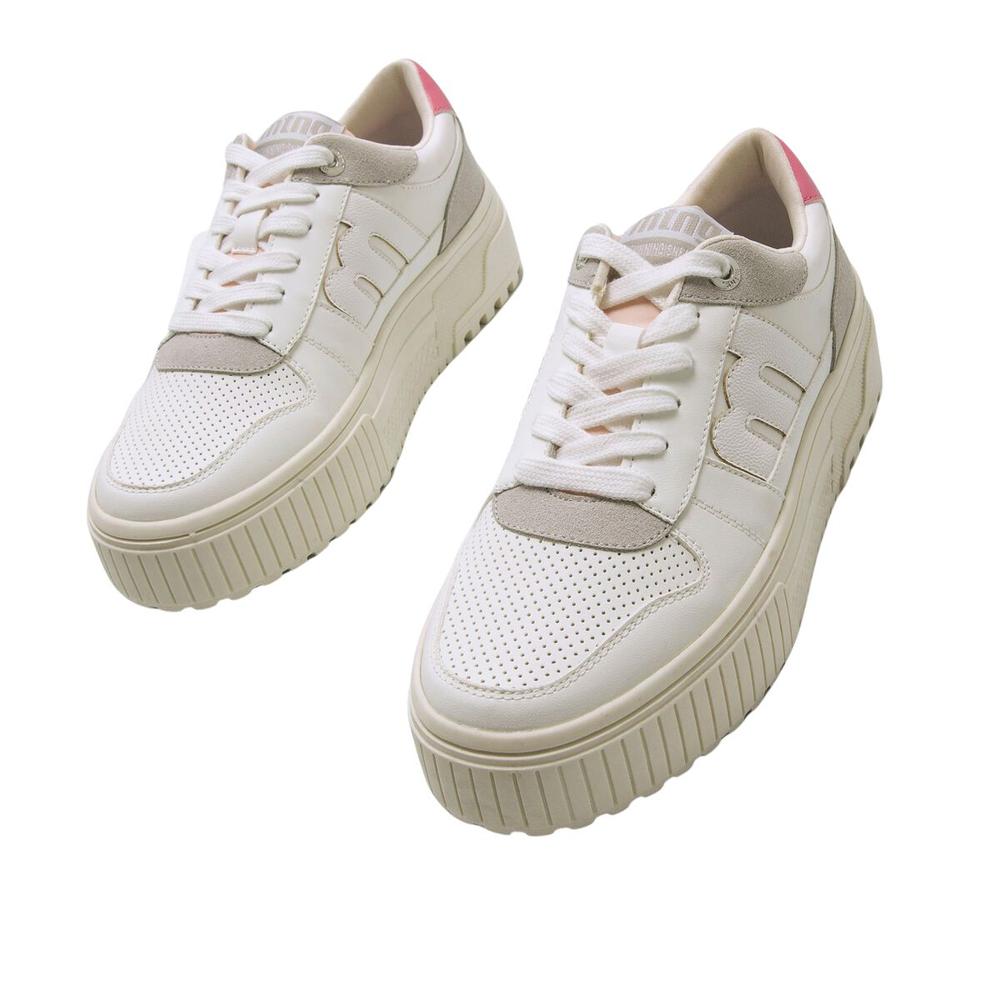 Foto 5 pulgar | Tenis Mustang Tower Blanco Mujer Casual Blanco