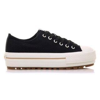 Foto 1 | Tenis Mustang Bigger T Negro Mujer Casual Negro