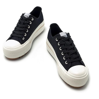 Foto 4 | Tenis Mustang Bigger T Negro Mujer Casual Negro