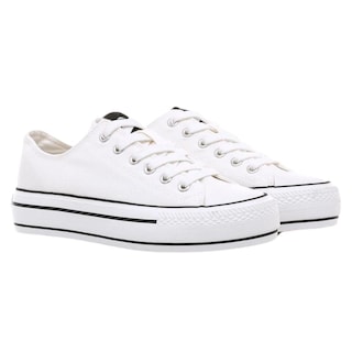 Foto 2 | Tenis Mustang Bigger X 3 Bco Mujer Casual Blanco