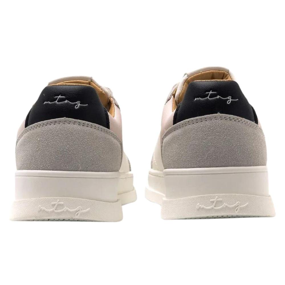 Foto 4 | Tenis Mustang Slam Gris Mujer Casual Blanco