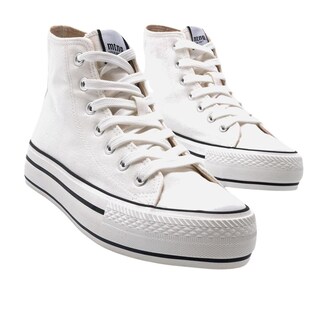 Foto 2 | Tenis Mustang Bigger X Cavas Mujer Casual Blanco
