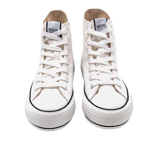 Foto 3 | Tenis Mustang Bigger X Cavas Mujer Casual Blanco