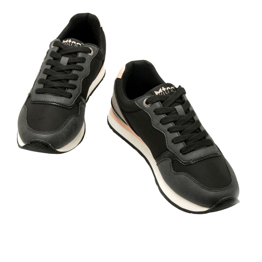Foto 3 | Tenis Mustang Joggo Classic Verde Mujer Casual Negro