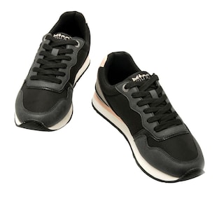 Foto 3 | Tenis Mustang Joggo Classic Verde Mujer Casual Negro