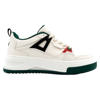 Foto 2 | Tenis Con Cordones Exterior Piel Vegana Color Beige Para Mujer De Rbcollection