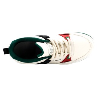 Foto 4 | Tenis Con Cordones Exterior Piel Vegana Color Beige Para Mujer De Rbcollection