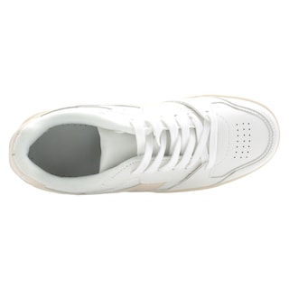 Foto 4 | Tenis Con Cordones Exterior Piel Vegana Color Blanco Para Mujer De Rbcollection