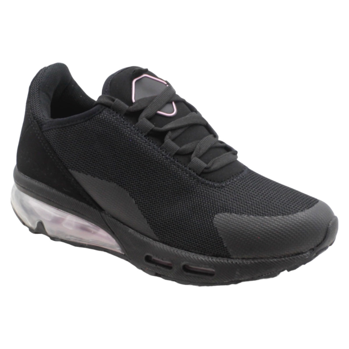 Tenis Para Entrenamiento Exterior Piel Vegana Color Negro Para Mujer De Rbcollection