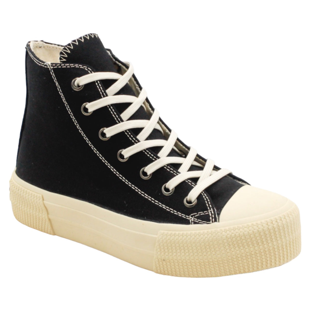 Tenis Botín Exterior Textil Color Negro Para Mujer De Rbcollection