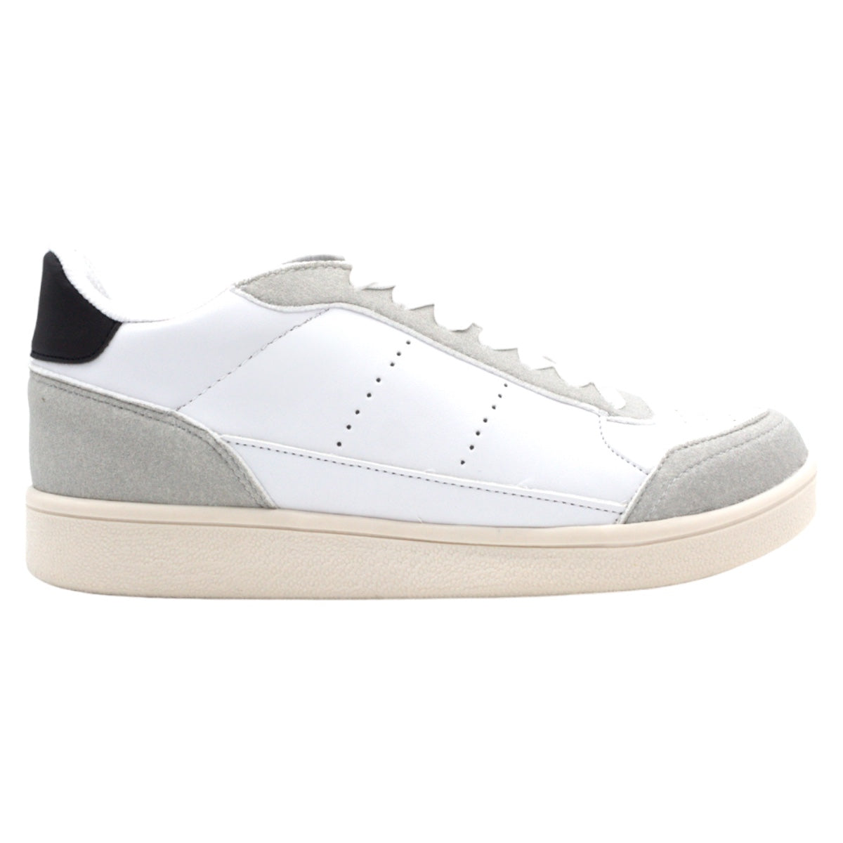 Foto 3 pulgar | Tenis Con Cordones Exterior Piel Vegana Color Blanco Para Mujer De Rbbasics