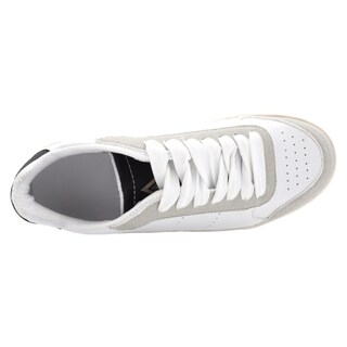 Foto 4 | Tenis Con Cordones Exterior Piel Vegana Color Blanco Para Mujer De Rbbasics