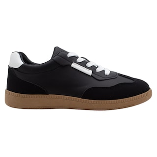 Foto 2 | Tenis Con Cordones Exterior Piel Vegana Color Negro Para Mujer De Rbcollection