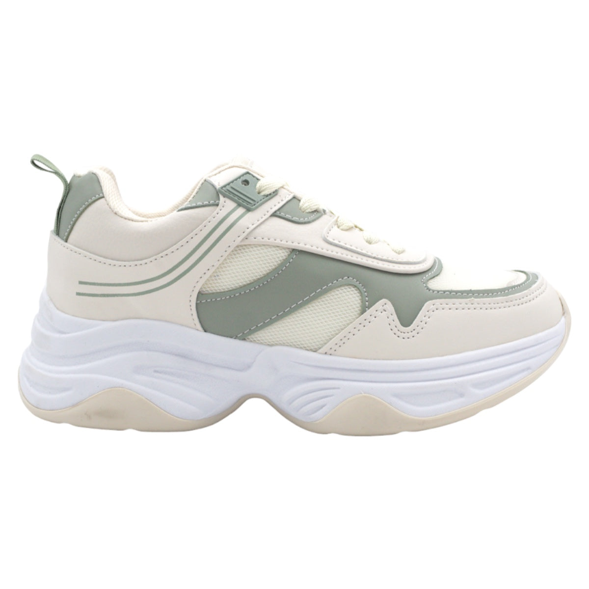 Foto 3 pulgar | Tenis Tipo Deportivo Exterior Textil Color Beige  Para Mujer De Rbcollection