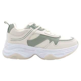 Foto 2 | Tenis Tipo Deportivo Exterior Textil Color Beige Para Mujer De Rbcollection