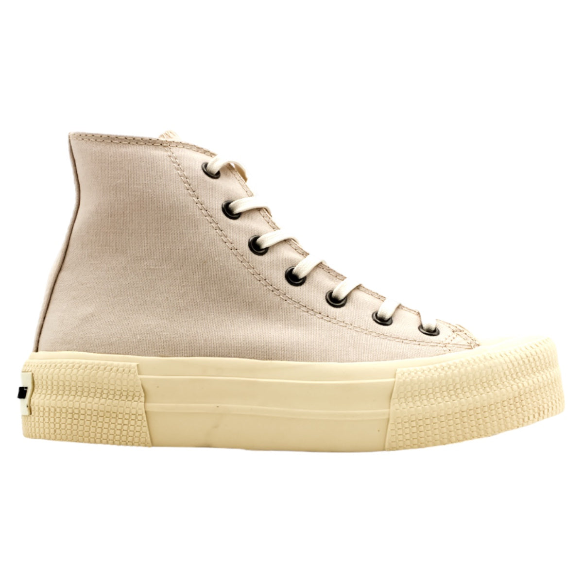 Foto 3 pulgar | Tenis Botín Exterior Textil Color Beige  Para Mujer De Rbcollection