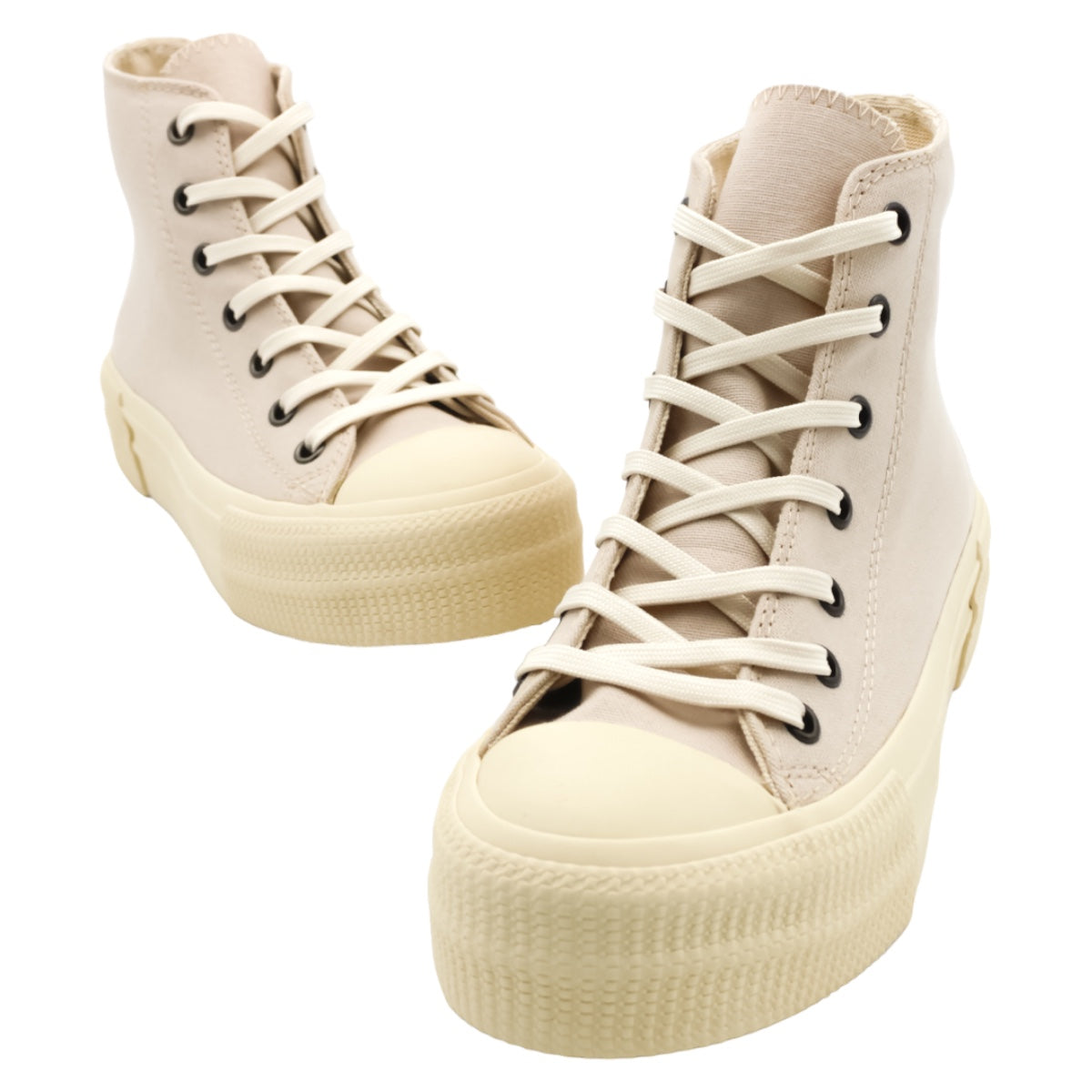 Foto 6 pulgar | Tenis Botín Exterior Textil Color Beige  Para Mujer De Rbcollection