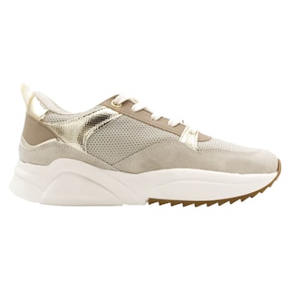 Foto 2 | Tenis Tipo Deportivo Exterior Textil Color Beige Para Mujer De Rbcollection
