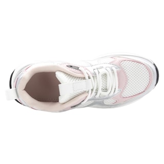 Foto 4 | Tenis Tipo Deportivo Exterior Piel Vegana Color Plata Para Mujer De Rbcollection