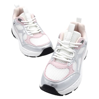 Foto 5 | Tenis Tipo Deportivo Exterior Piel Vegana Color Plata Para Mujer De Rbcollection