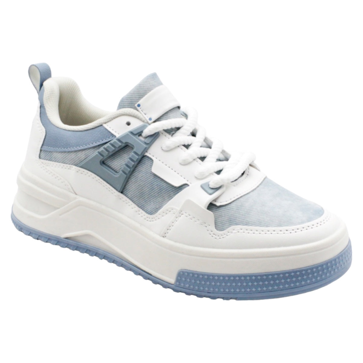 Tenis Con Cordones Exterior Textil Color Azul Para Mujer De Rbcollection