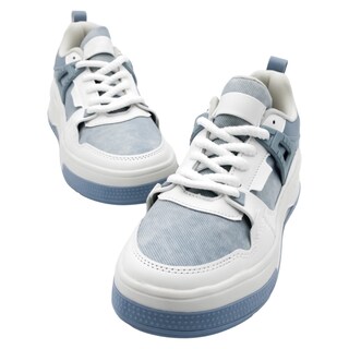 Foto 4 | Tenis Con Cordones Exterior Textil Color Azul Para Mujer De Rbcollection