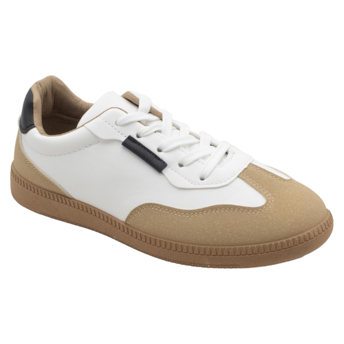 Foto 2 pulgar | Tenis Con Cordones Exterior Piel Vegana Color Blanco Para Mujer De Rbcollection