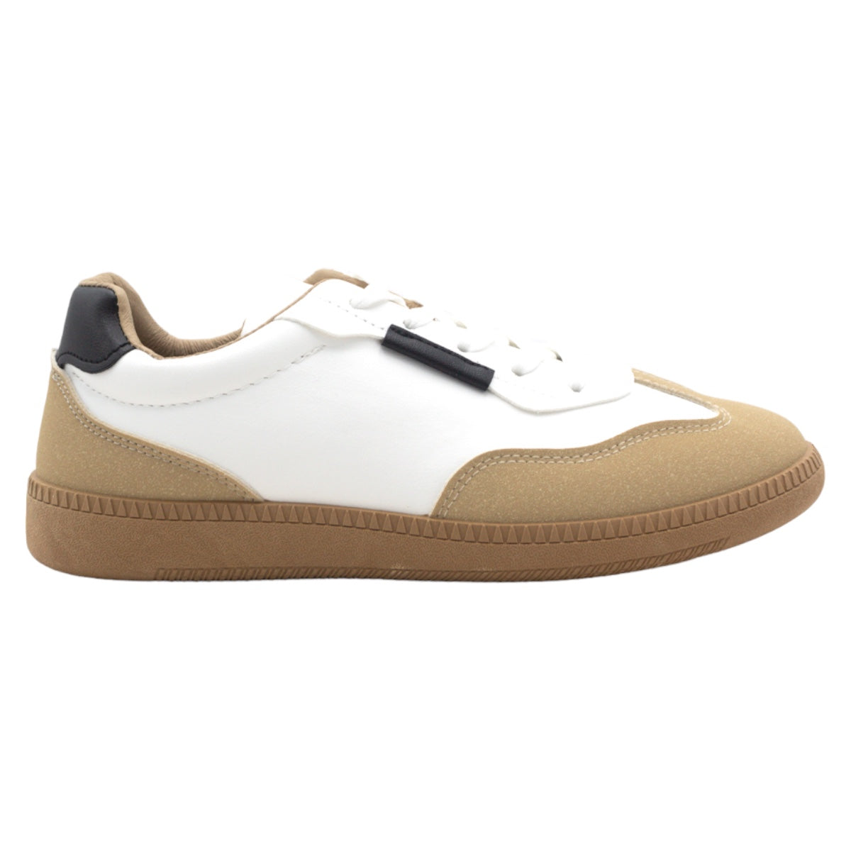 Foto 3 pulgar | Tenis Con Cordones Exterior Piel Vegana Color Blanco Para Mujer De Rbcollection