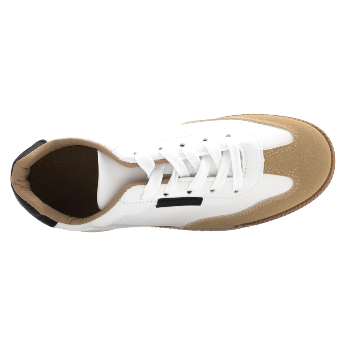 Foto 5 pulgar | Tenis Con Cordones Exterior Piel Vegana Color Blanco Para Mujer De Rbcollection