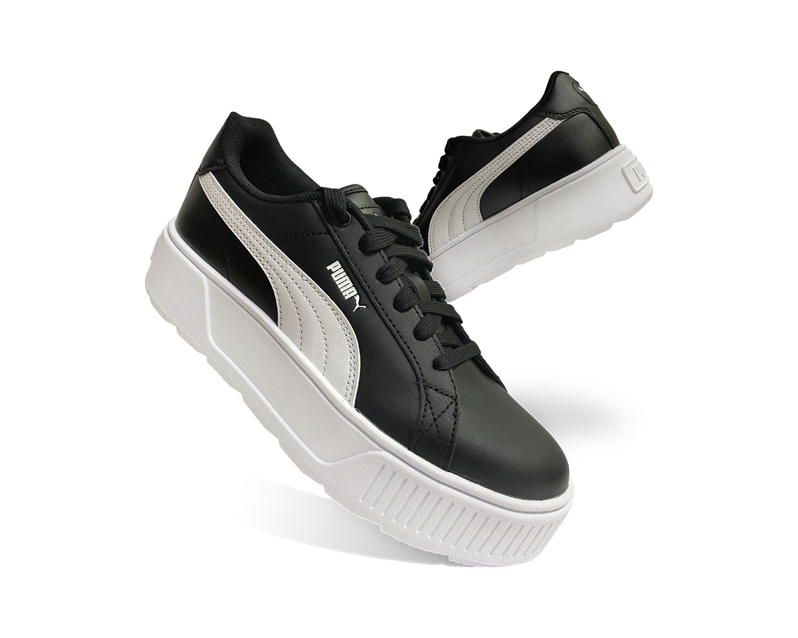 Foto 5 pulgar | Tenis Puma Karmen L Negro con Plataforma para Mujer