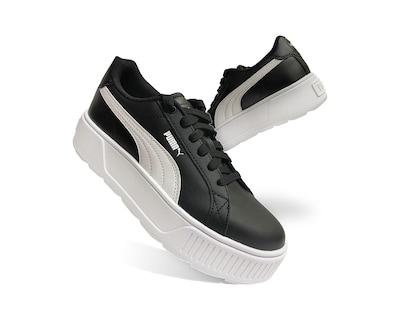 Foto 4 | Tenis Puma Karmen L Negro con Plataforma para Mujer