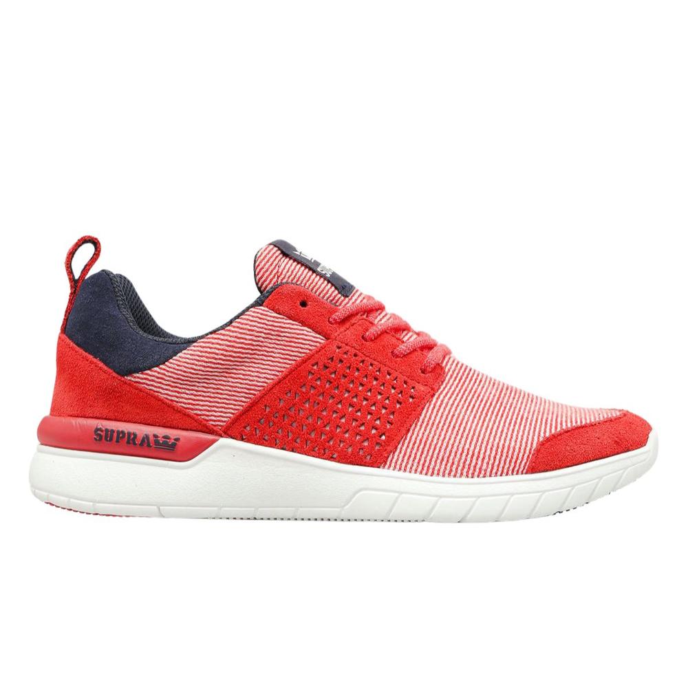 Foto 2 pulgar | Tenis Supra Scissor Rojo Mujer Moda Urbana Rojo