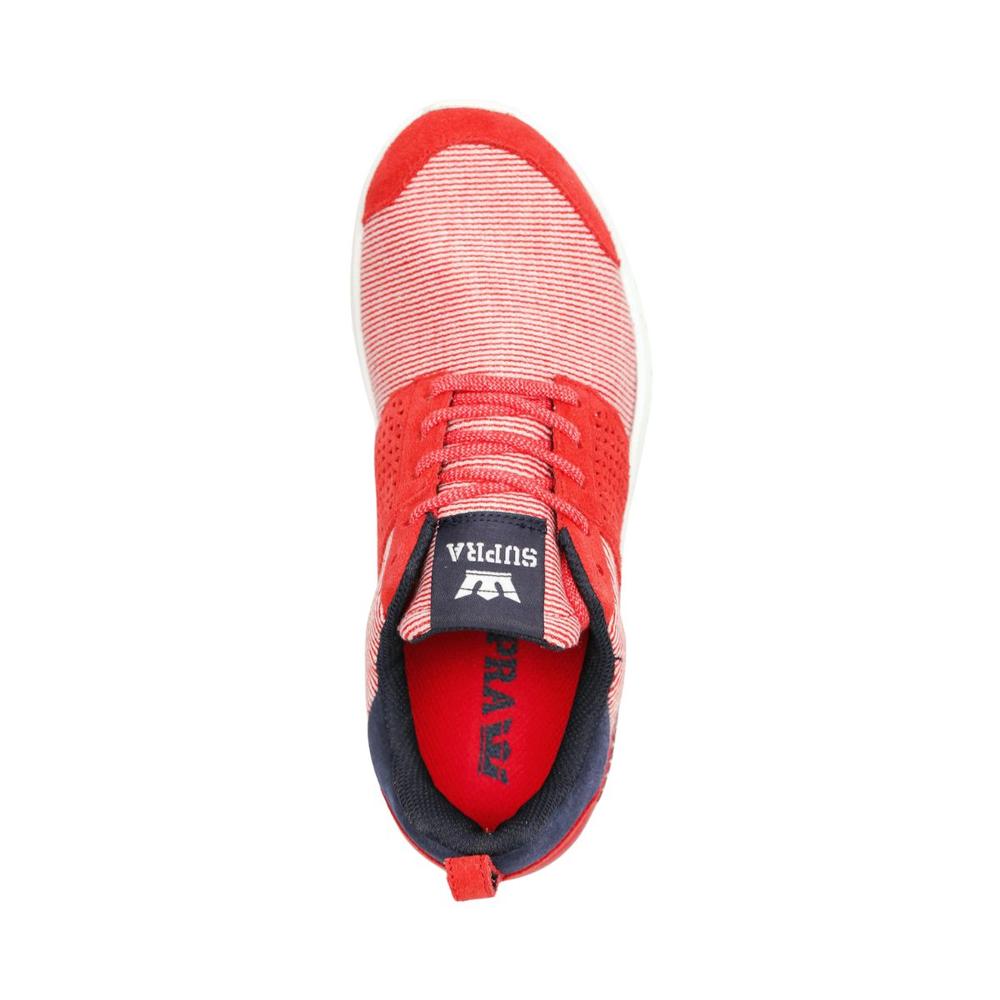 Foto 3 pulgar | Tenis Supra Scissor Rojo Mujer Moda Urbana Rojo