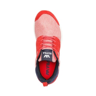 Foto 2 | Tenis Supra Scissor Rojo Mujer Moda Urbana Rojo