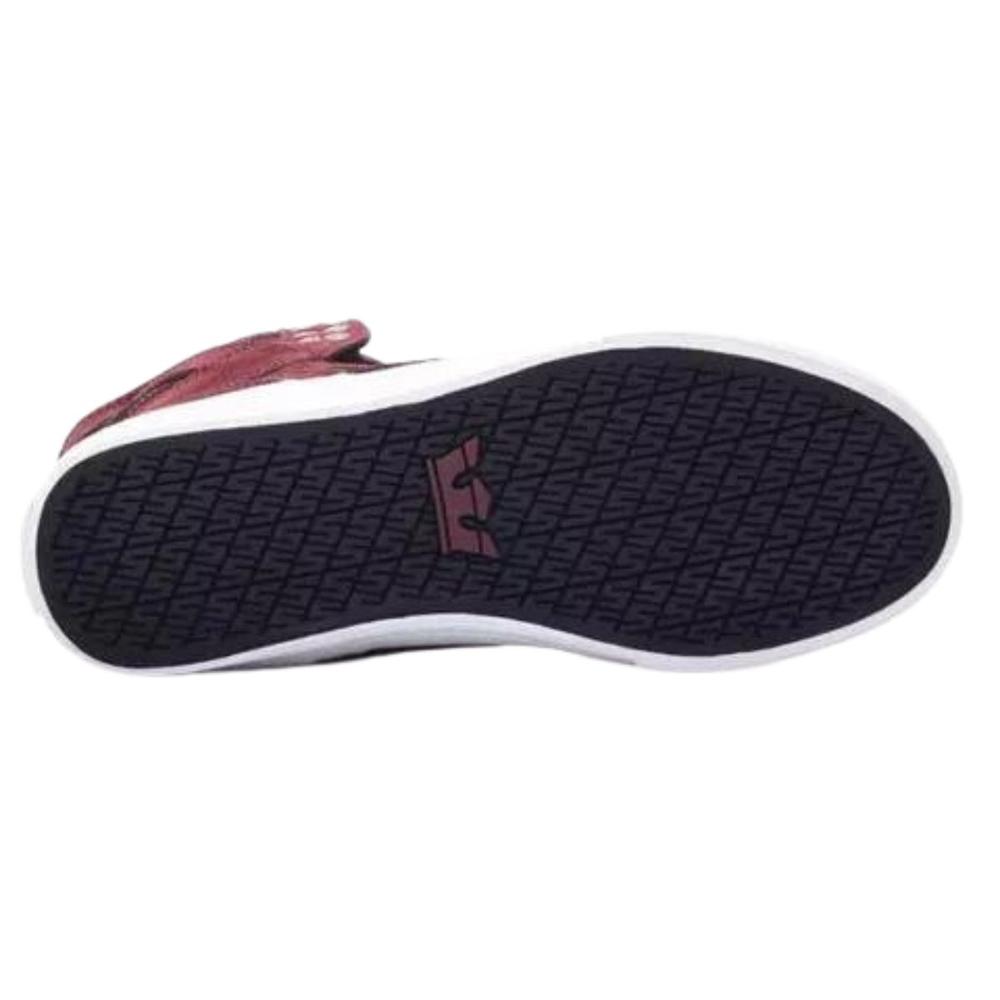 Foto 5 pulgar | Tenis Supra Skytop Mujer Moda Urbana Rojo