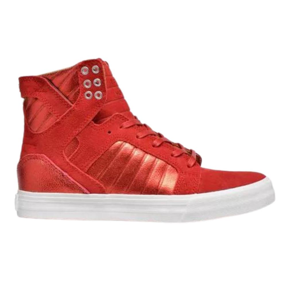 Foto 2 pulgar | Tenis Supra WMNS Skytop Rojo para Mujer