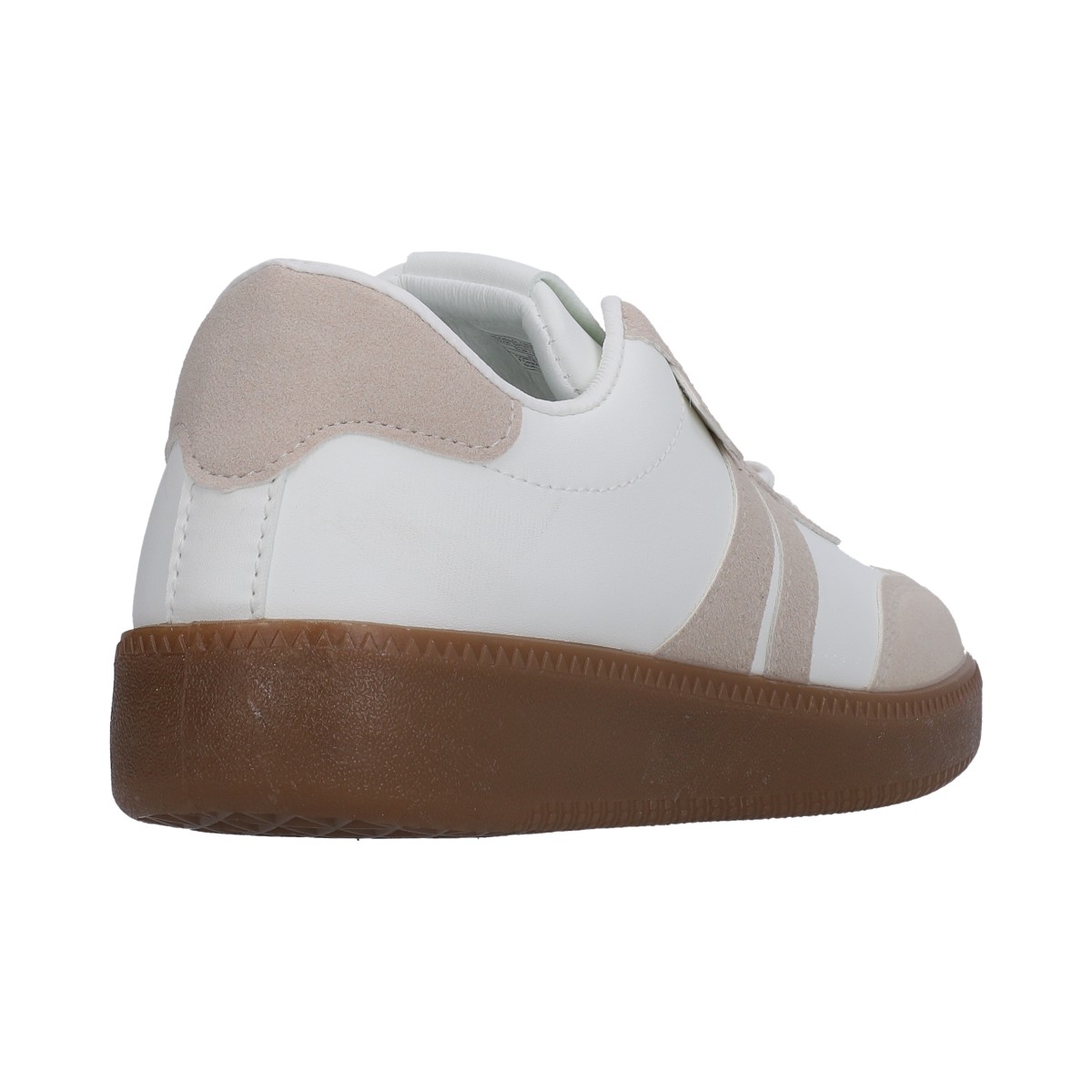 Foto 4 pulgar | Tenis Dama Berlin Casuales Blancos Y Suela Ambar
