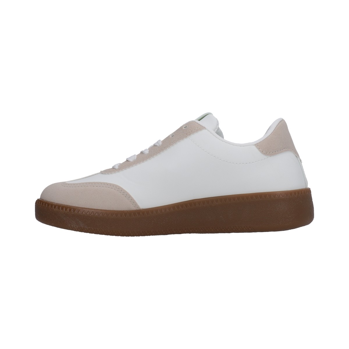 Foto 5 pulgar | Tenis Dama Berlin Casuales Blancos Y Suela Ambar