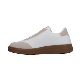Foto 4 | Tenis Dama Berlin Casuales Blancos Y Suela Ambar
