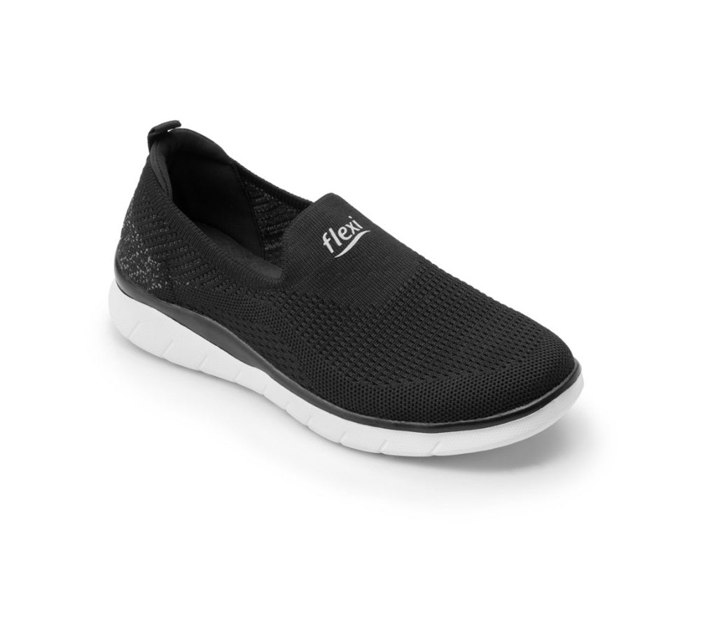 Foto 2 pulgar | Tenis Flexi 125607 Negro Casual Dama