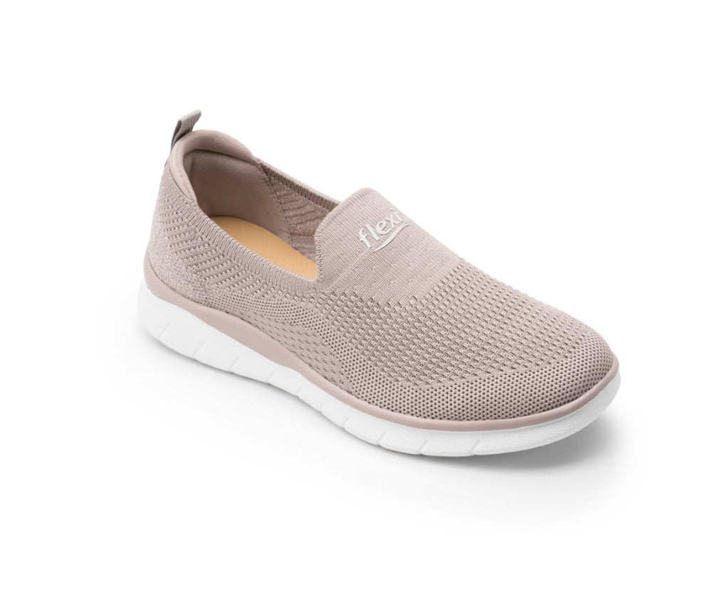 Foto 2 pulgar | Tenis Flexi 125607 Beige Casual Dama