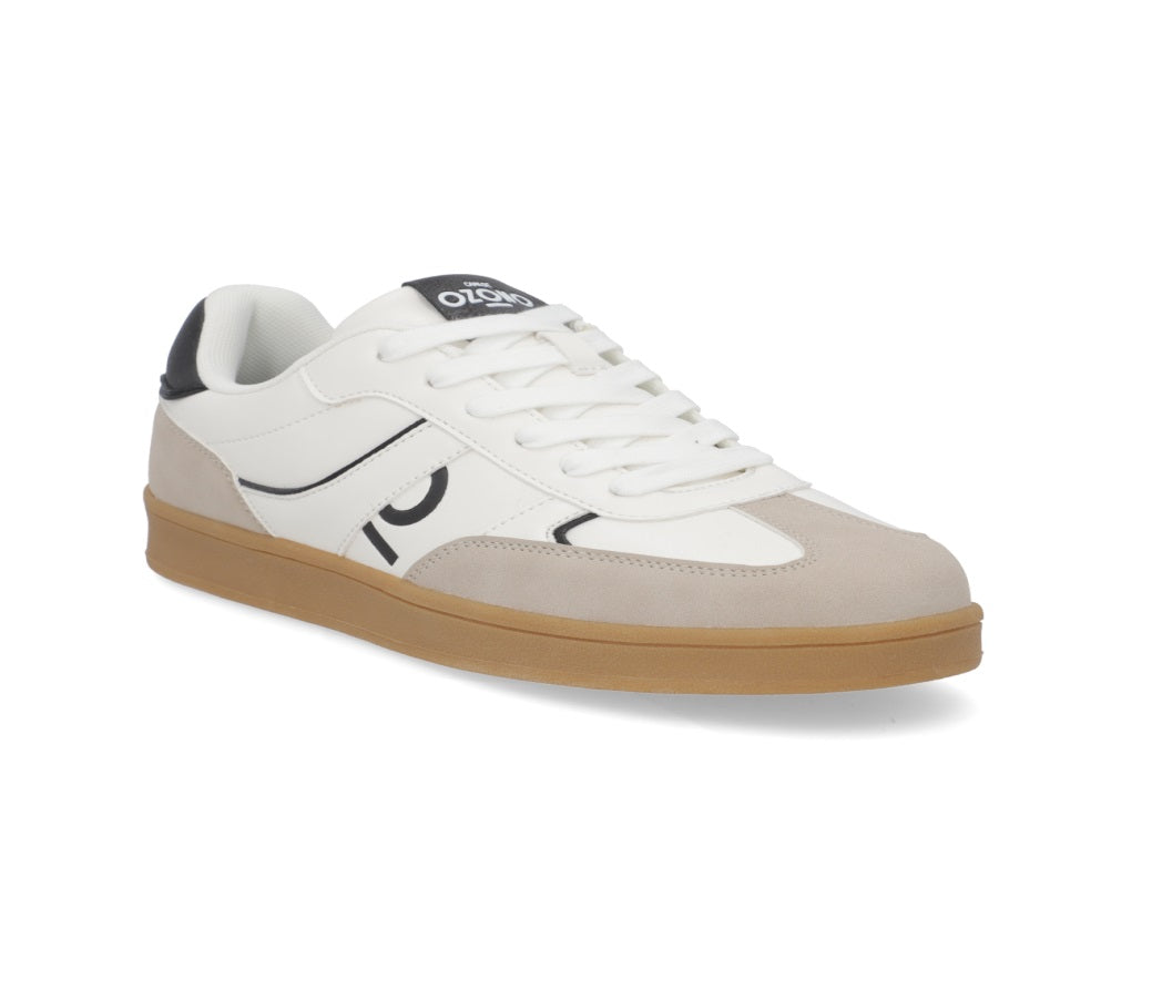 Foto 1 | Tenis Ozono 619501 Blanco Negro Casual Dama