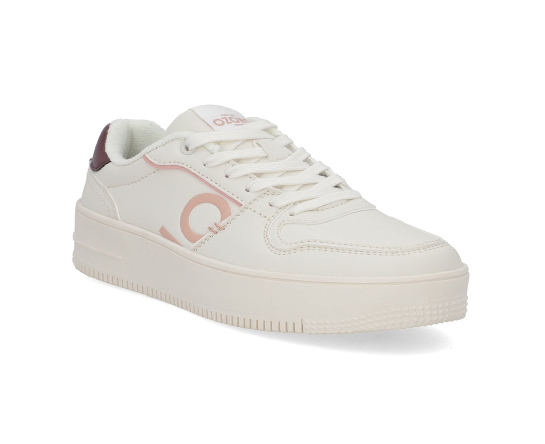 Foto 1 | Tenis Ozono 610903 Latte Rosa Casual Dama