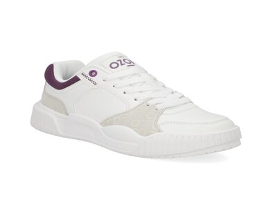 Foto 1 | Tenis Ozono 619901 Blanco Morado Casual Dama