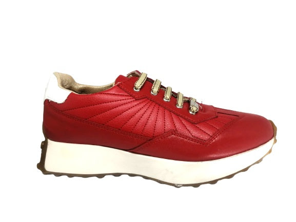 Foto 2 pulgar | Tenis Manet 4002-01 Rojo Casual Dama
